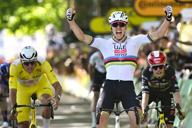 Příběh, který otřásl pelotonem: Pogačar mizí z hlavního dění, Američané triumfují Příběh, který otřásl pelotonem: Pogačar mizí z hlavního dění, Američané triumfují