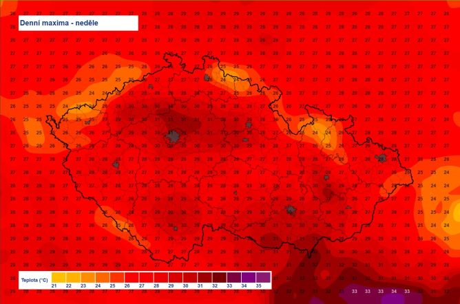 Mapa ukazuFje dramatický propad teplot: Připravte se, tady se vrátí vedra. Mapa ukazuFje dramatický propad teplot: Připravte se, tady se vrátí vedra.