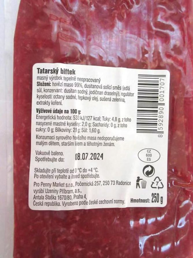 Nebezpečný tatarák. Nebezpečný tatarák.