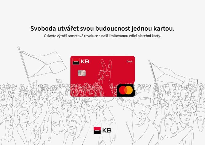 Komerční banka a Mastercard společně vydávají unikátní Kartu svobody Komerční banka a Mastercard společně vydávají unikátní Kartu svobody