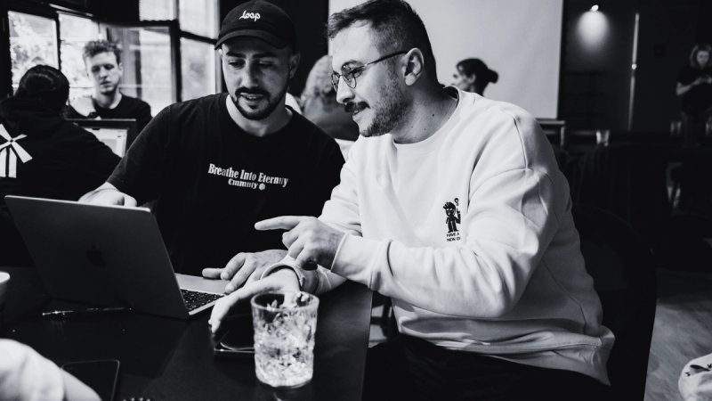 Startup business meeting