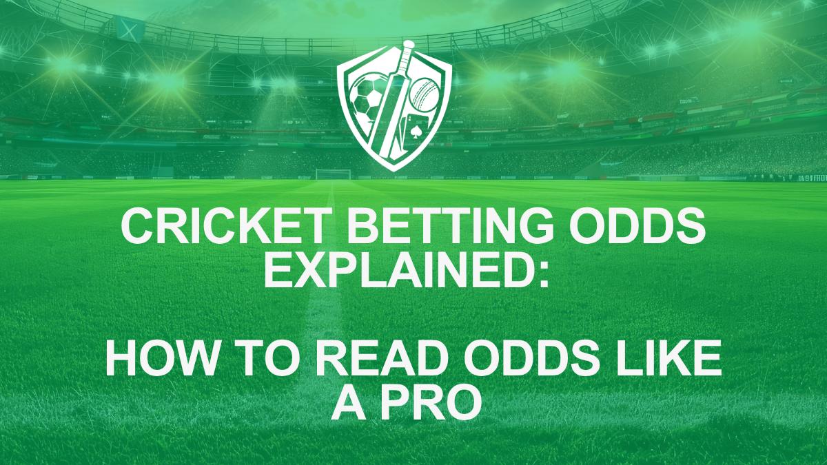 Cricket Betting Odds Explained | BET PRO Guide
