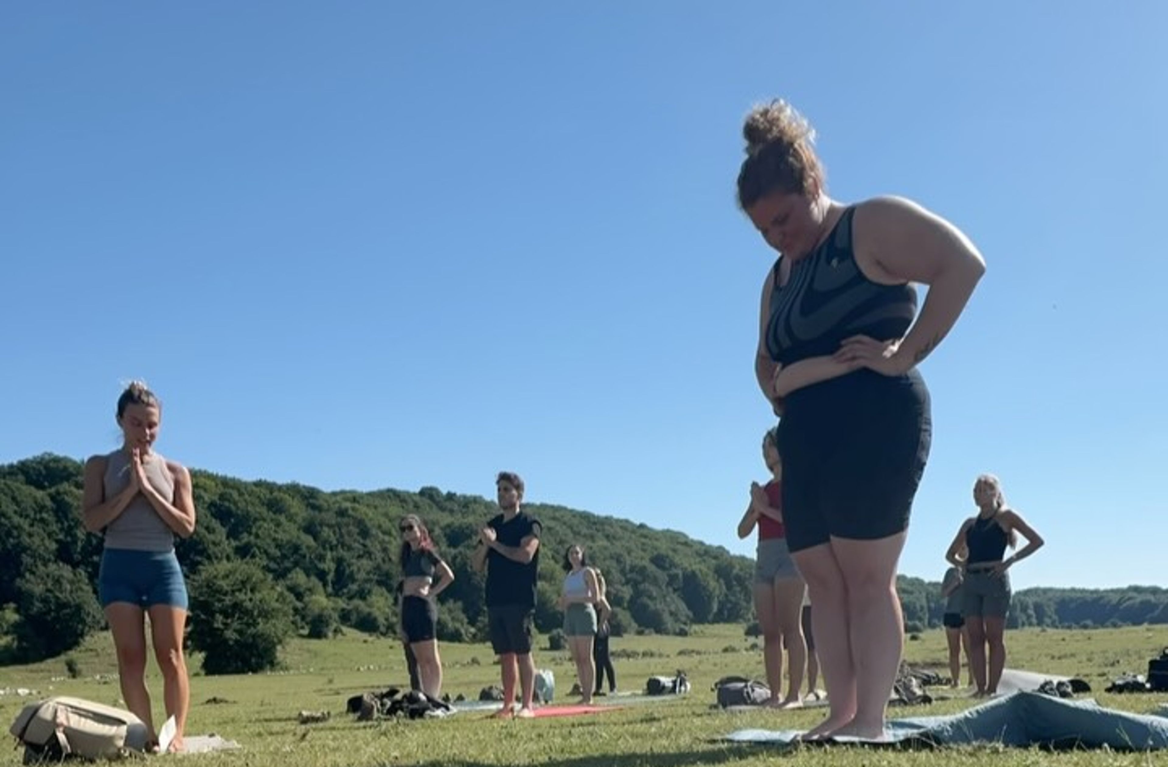 Trekking and yoga in the Lucretili Mountains