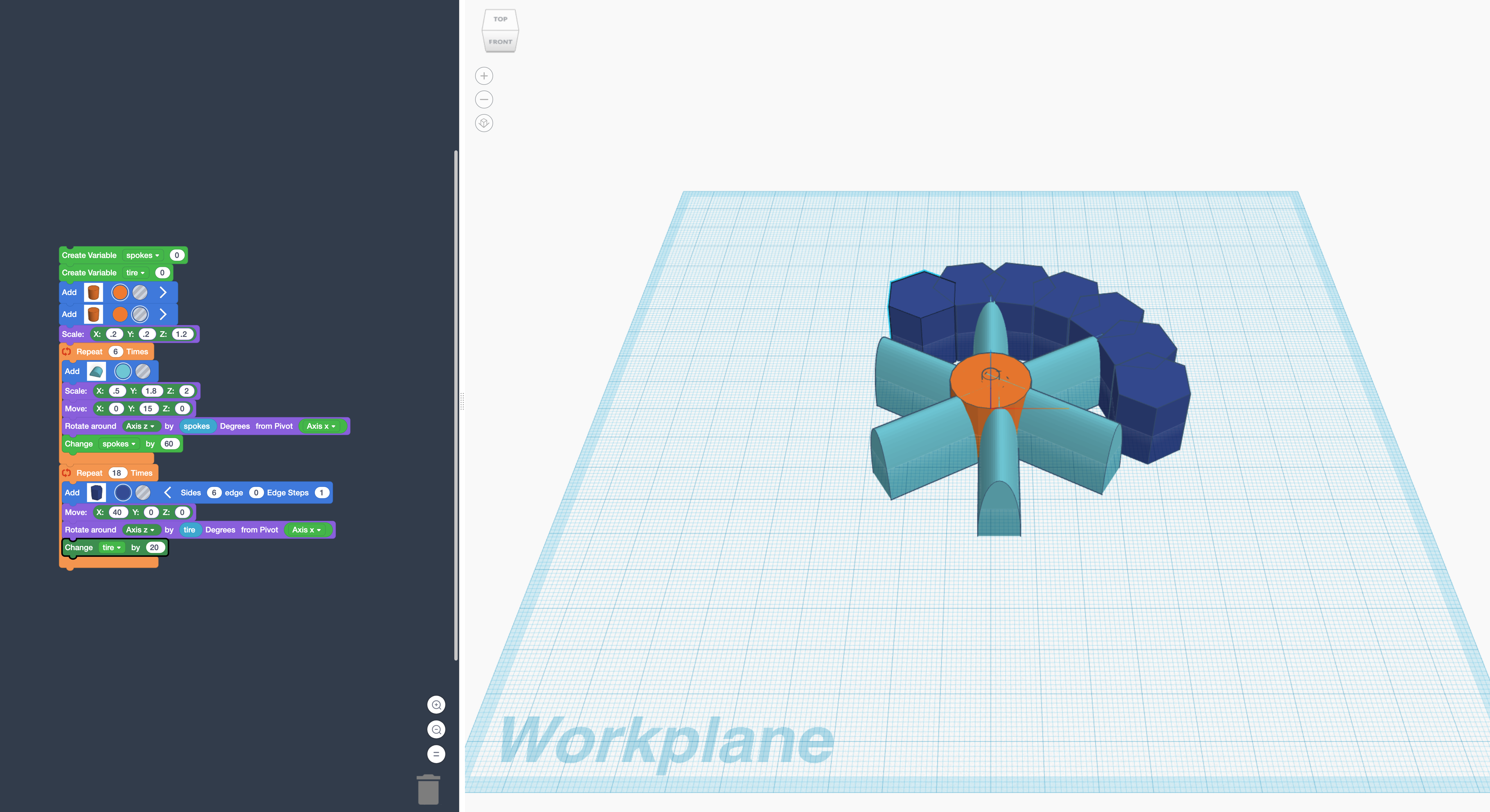A look at TinkerCad Code Blocks. A great way for students to learn to code and design.