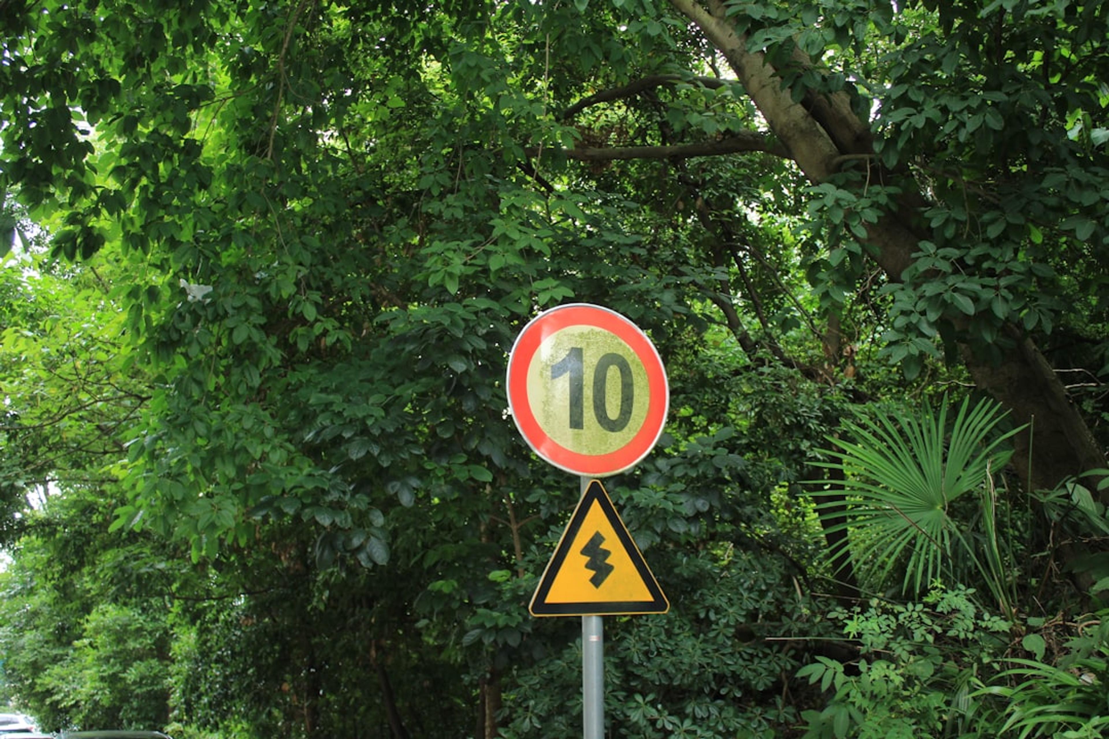 a street sign on the side of a road