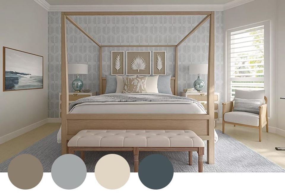 Sophisticated living room with deep olive walls, rich cognac leather chairs, and warm neutral accents creating a cozy, inviting space