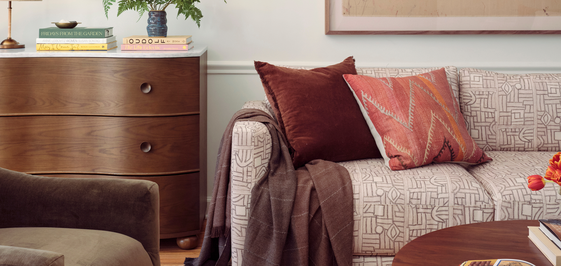 A styled Havenly room 