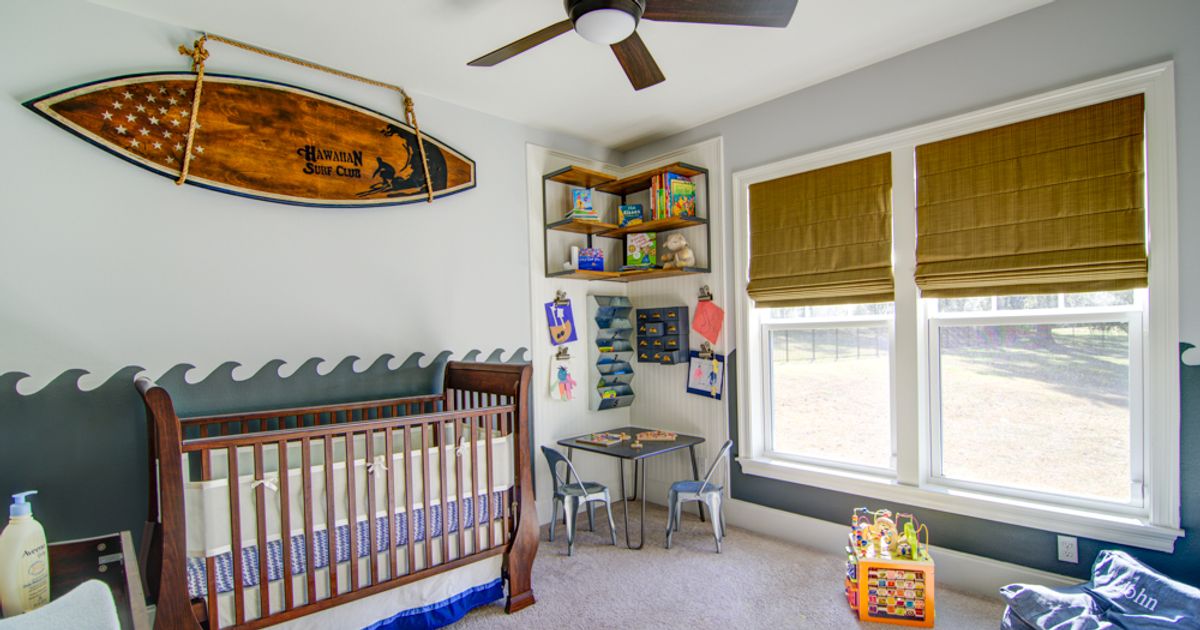 Coastal Nursery Design: A Surf Shack Nursery