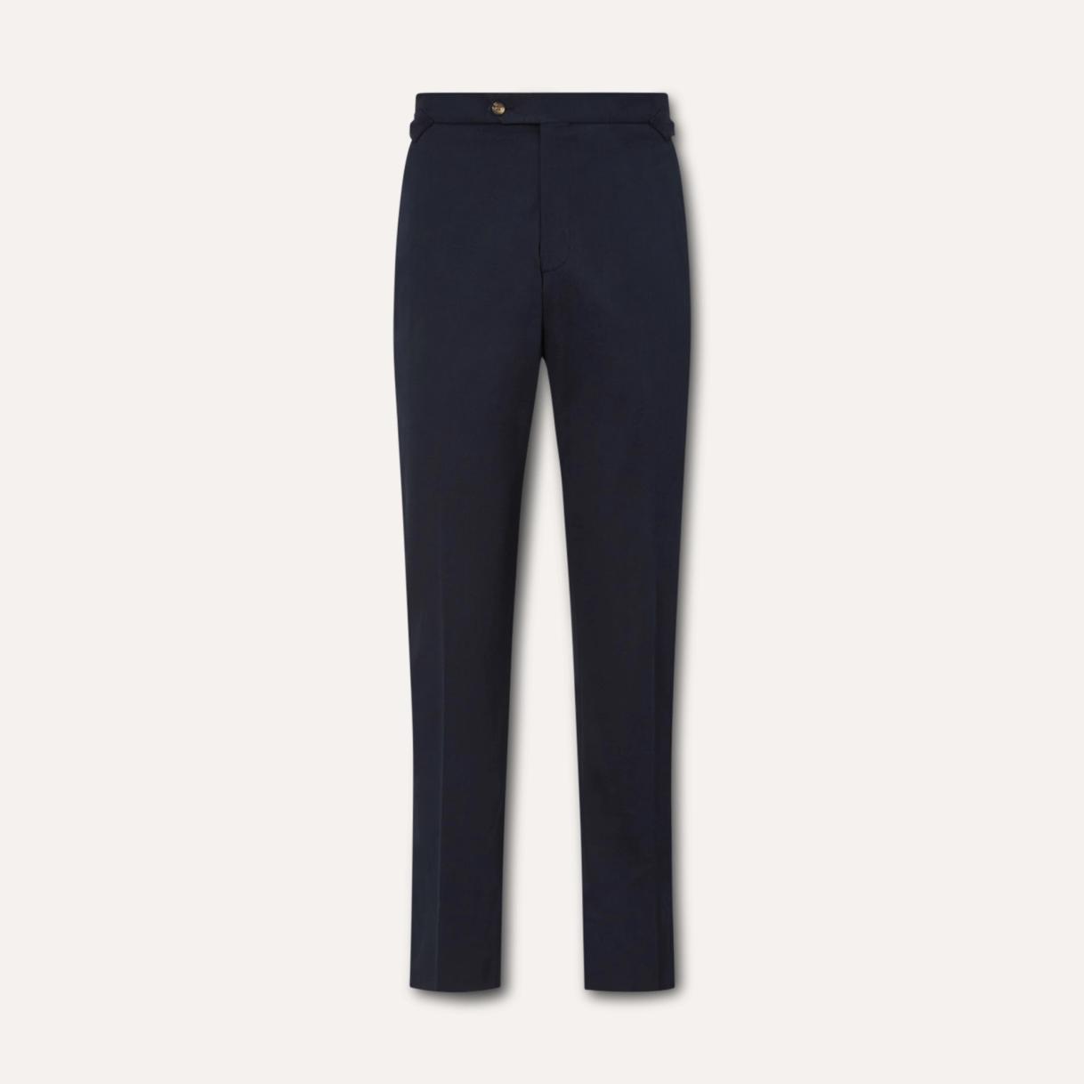 New & Lingwood flat-front cotton chinos