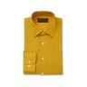 New & Lingwood Mustard Soft Collar Standard Fit Linen Shirt