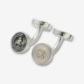 Silver Button Cufflinks