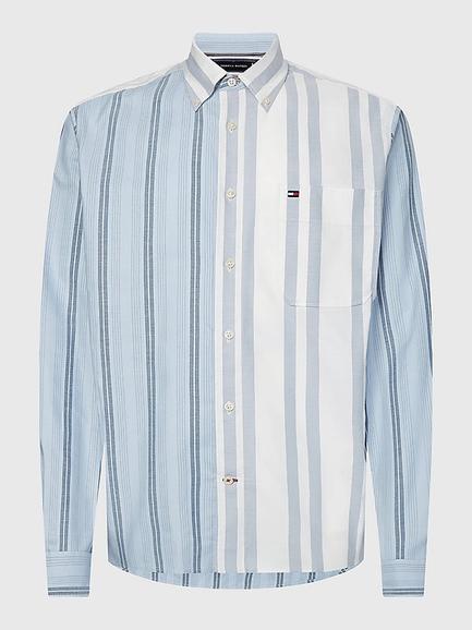Mixed Stripe Oxford Shirt