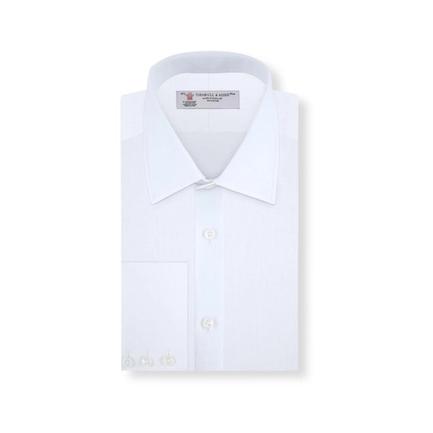Turnbull & Asser White Linen Shirt 