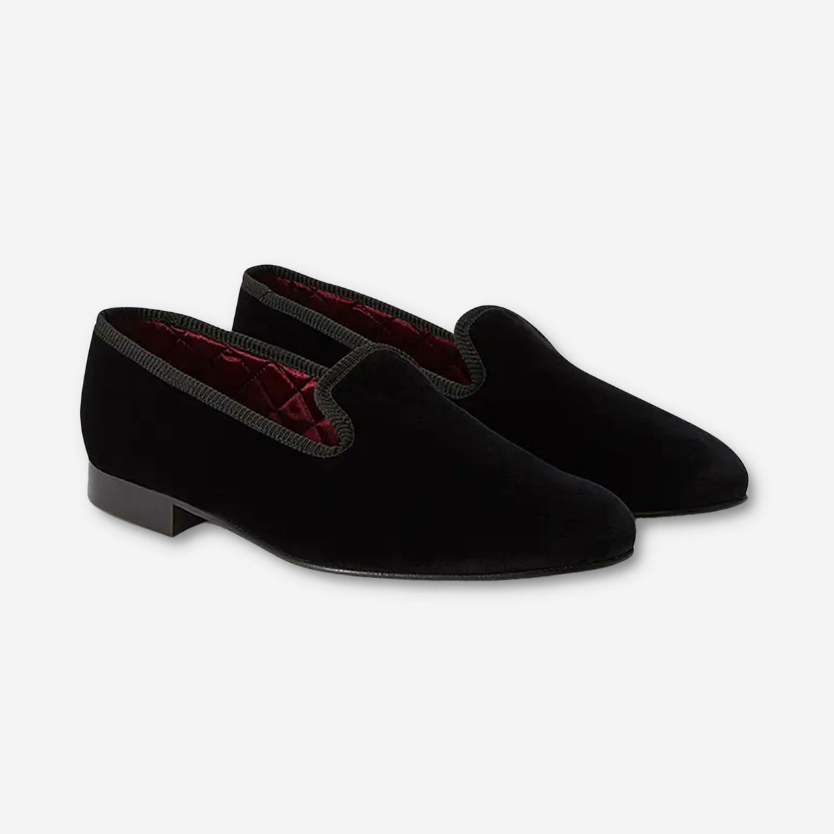 Black Velvet Dress Slippers