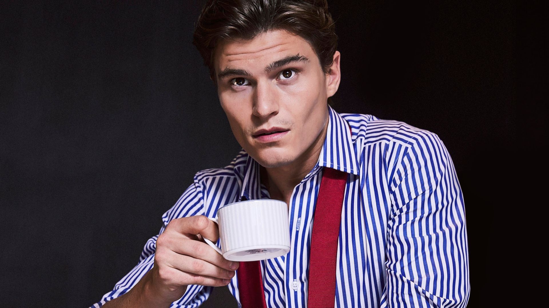 A blue and white striped shirt is the perfect back-to-work investment