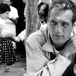 Paul Newman demonstrates the timeless power of a blue shirt