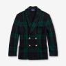 Green Check Wool Blazer