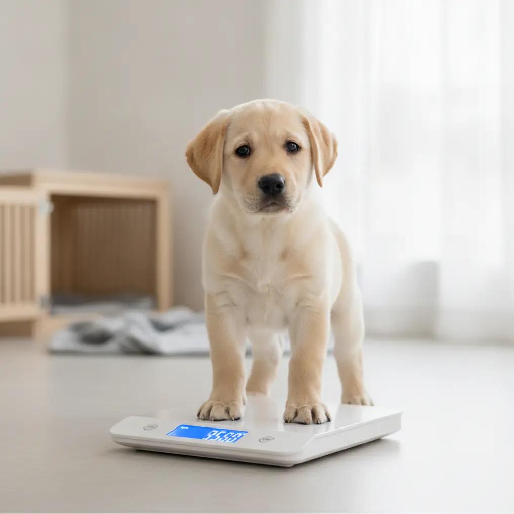 Gewicht Labrador pup 8 weken
