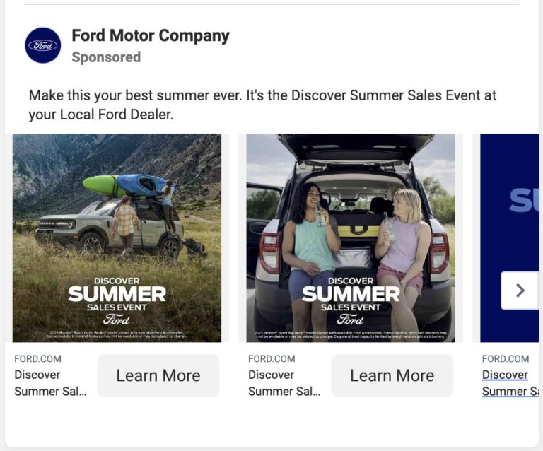 Ford image ad