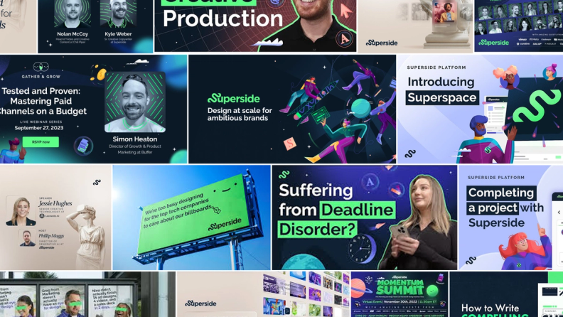 Superside's old visual identity