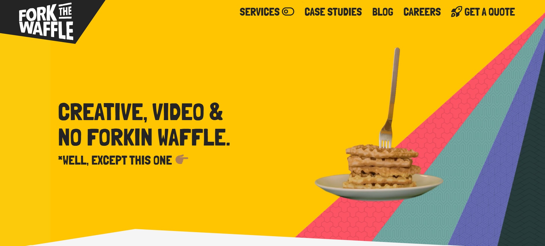 Fork the waffle