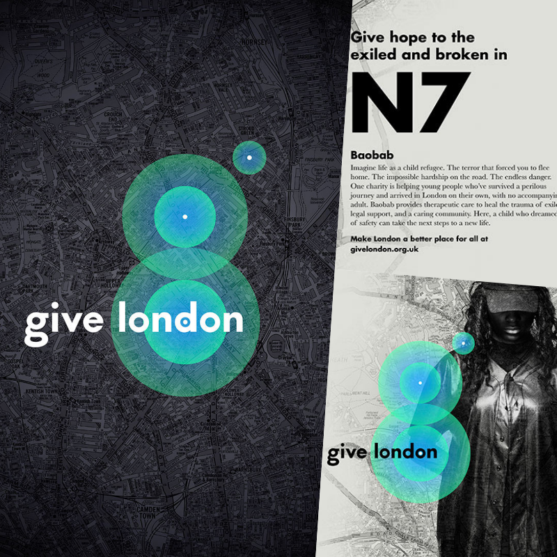 Give london brand identity example