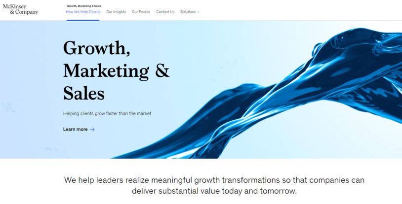 McKinsey & Company website