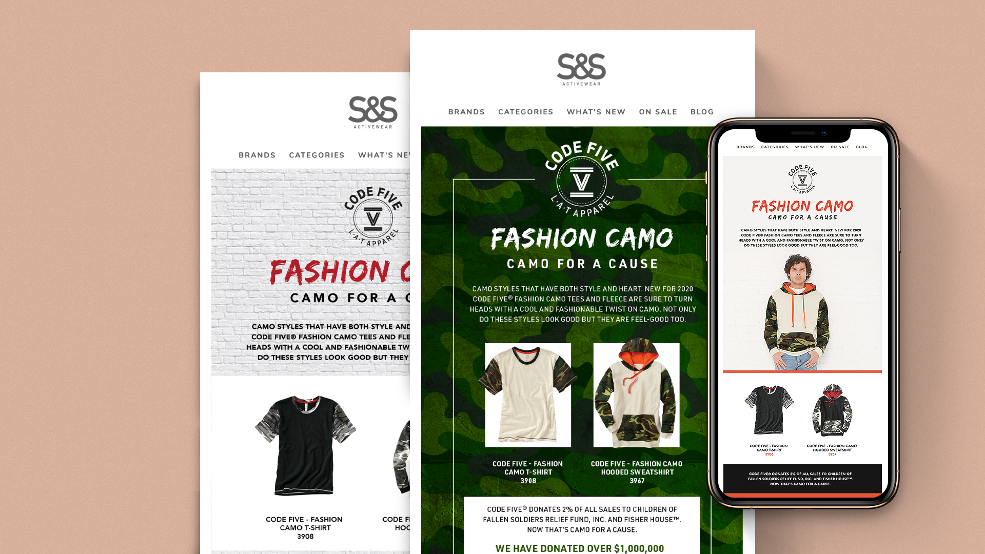 S&S Activewear design by Superside