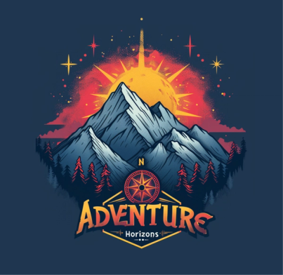 Adventure travel logo