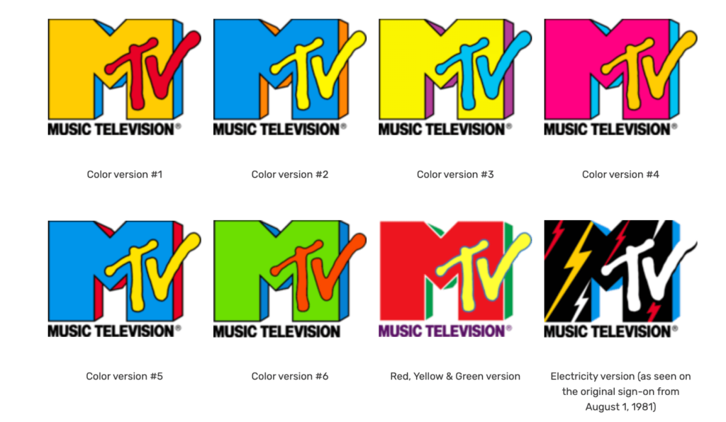 MTV Logos