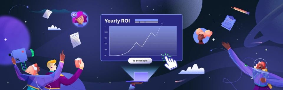 Illustration of assessing design company ROI