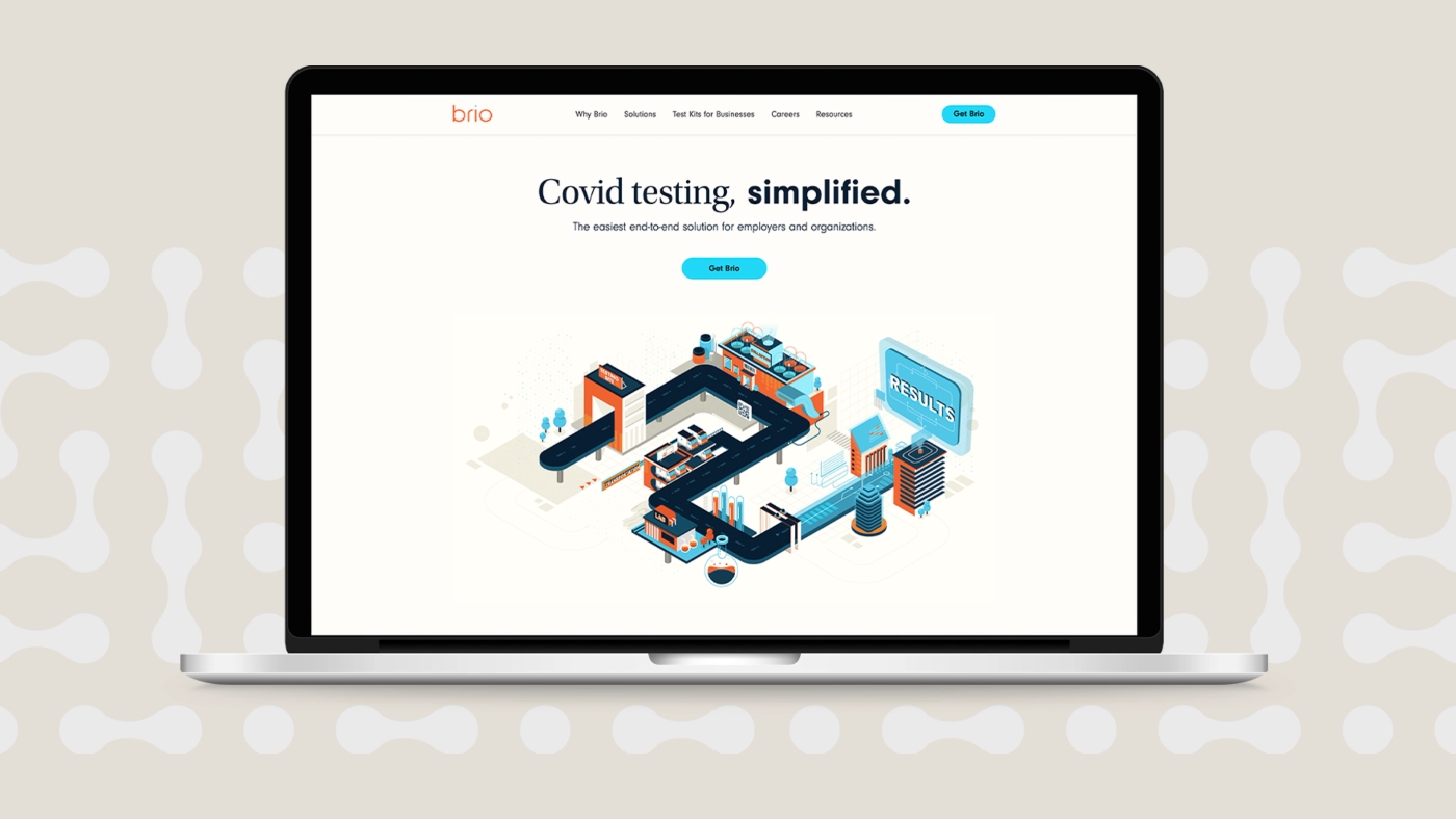 Brio landing page