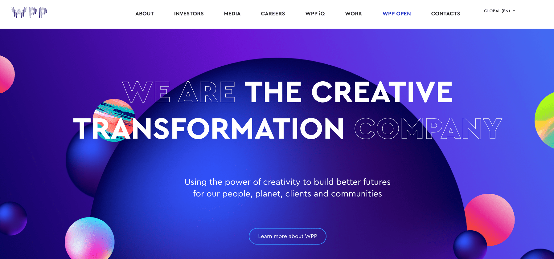 WPP website