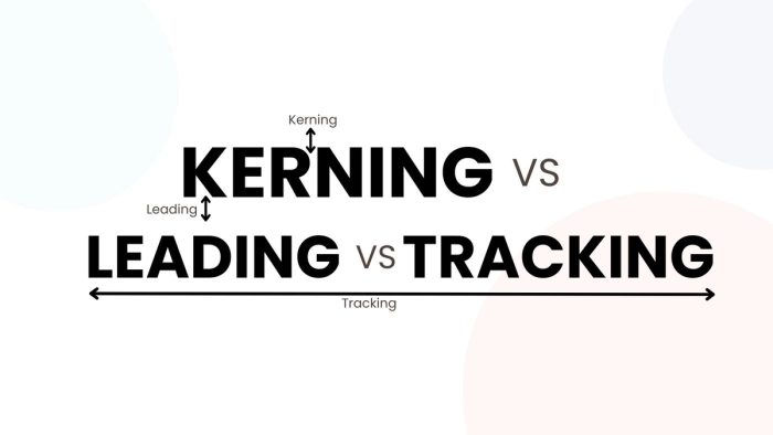 kerning vs leading