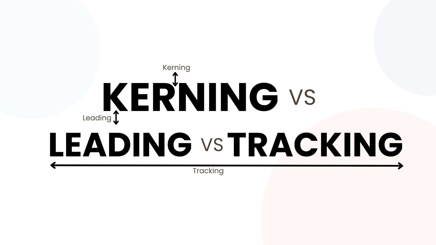 Kerning vs leading