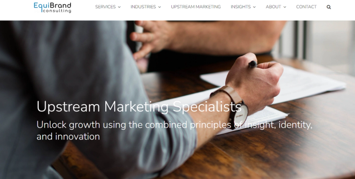 Equibrand Consulting website
