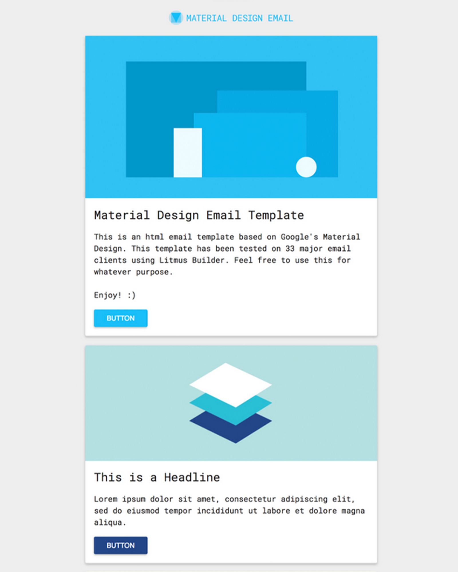 Material design newsletter