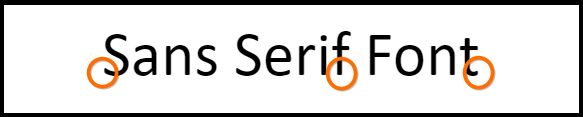 Sans Serif Description