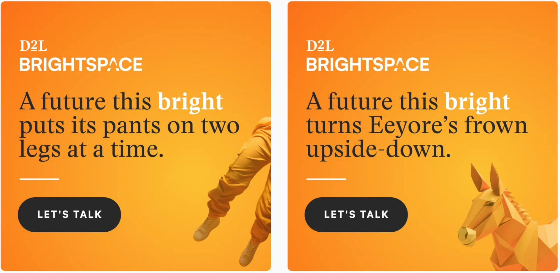 D2L Brightspace ads