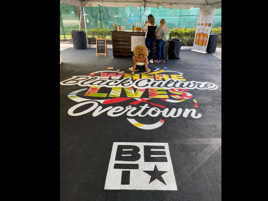 Art Basel - Black Culture Overtown Mural for BET Networks 