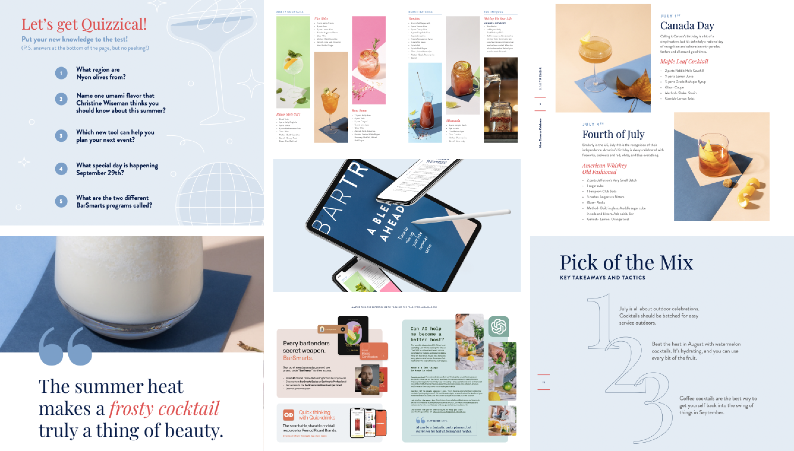 Report design Pernod Ricard