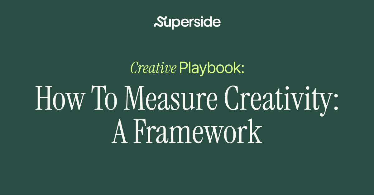 A Framework for How To Measure Creativity