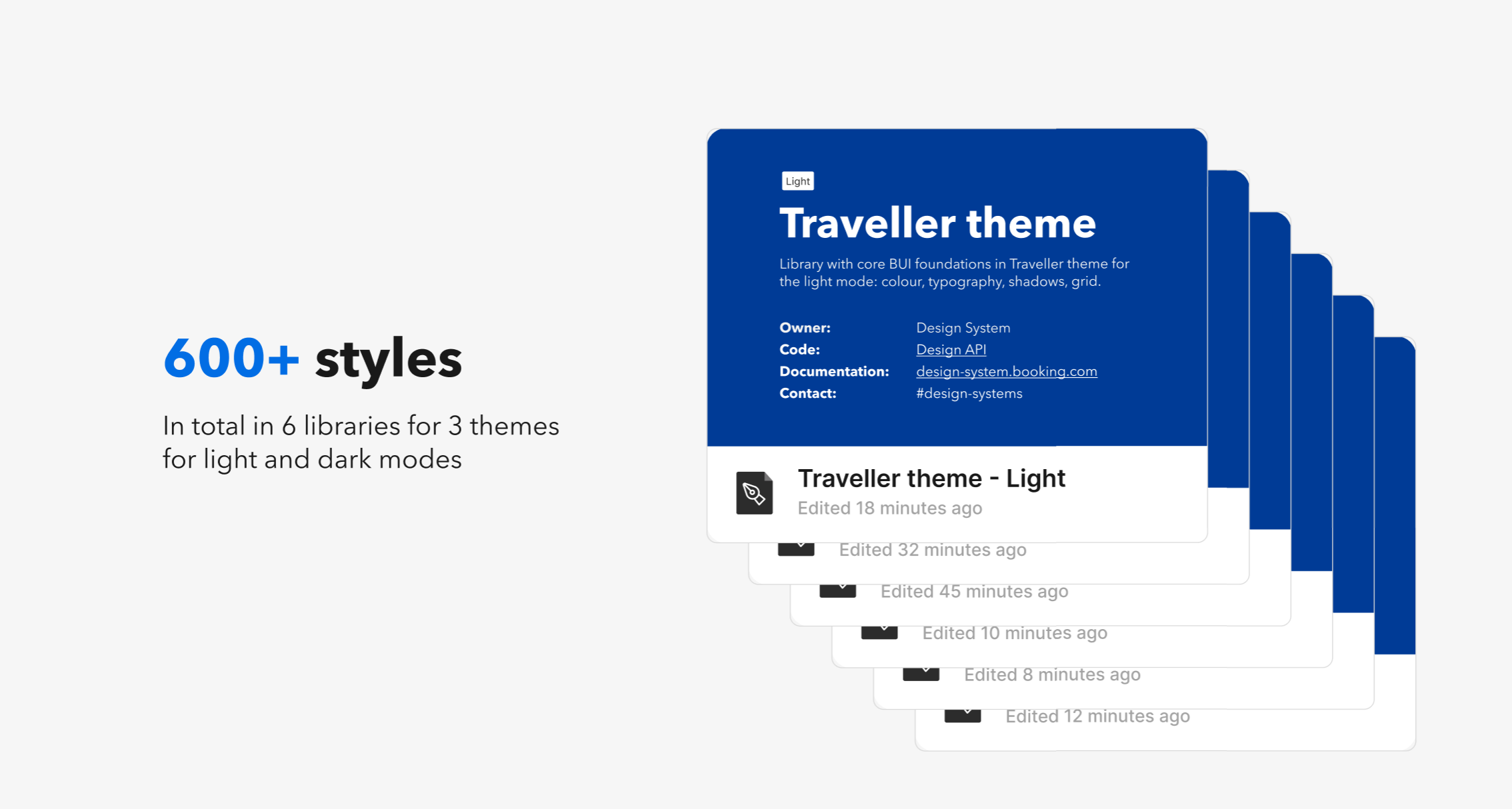 Booking design system