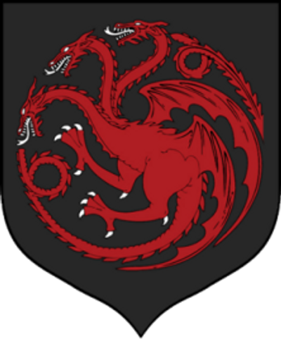 Words – “Fire and Blood”
Sigil – Three-headed Dragon
Ancestral Seat – Dragonstone
Ancestral Lands – King’s Landing