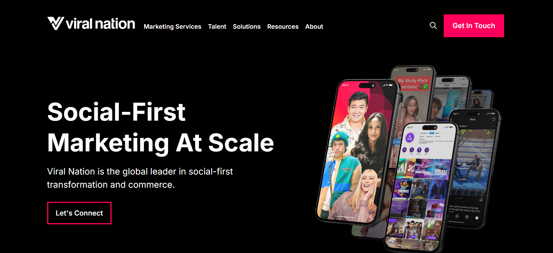Viral Nation website