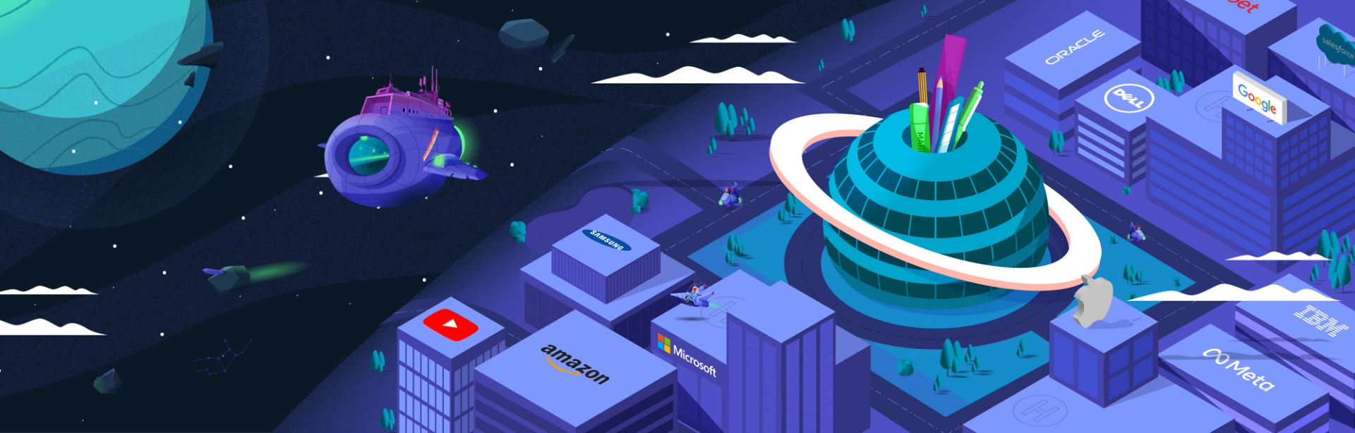 10 Great Graphic Design Examples from the Tech Industry - Superside