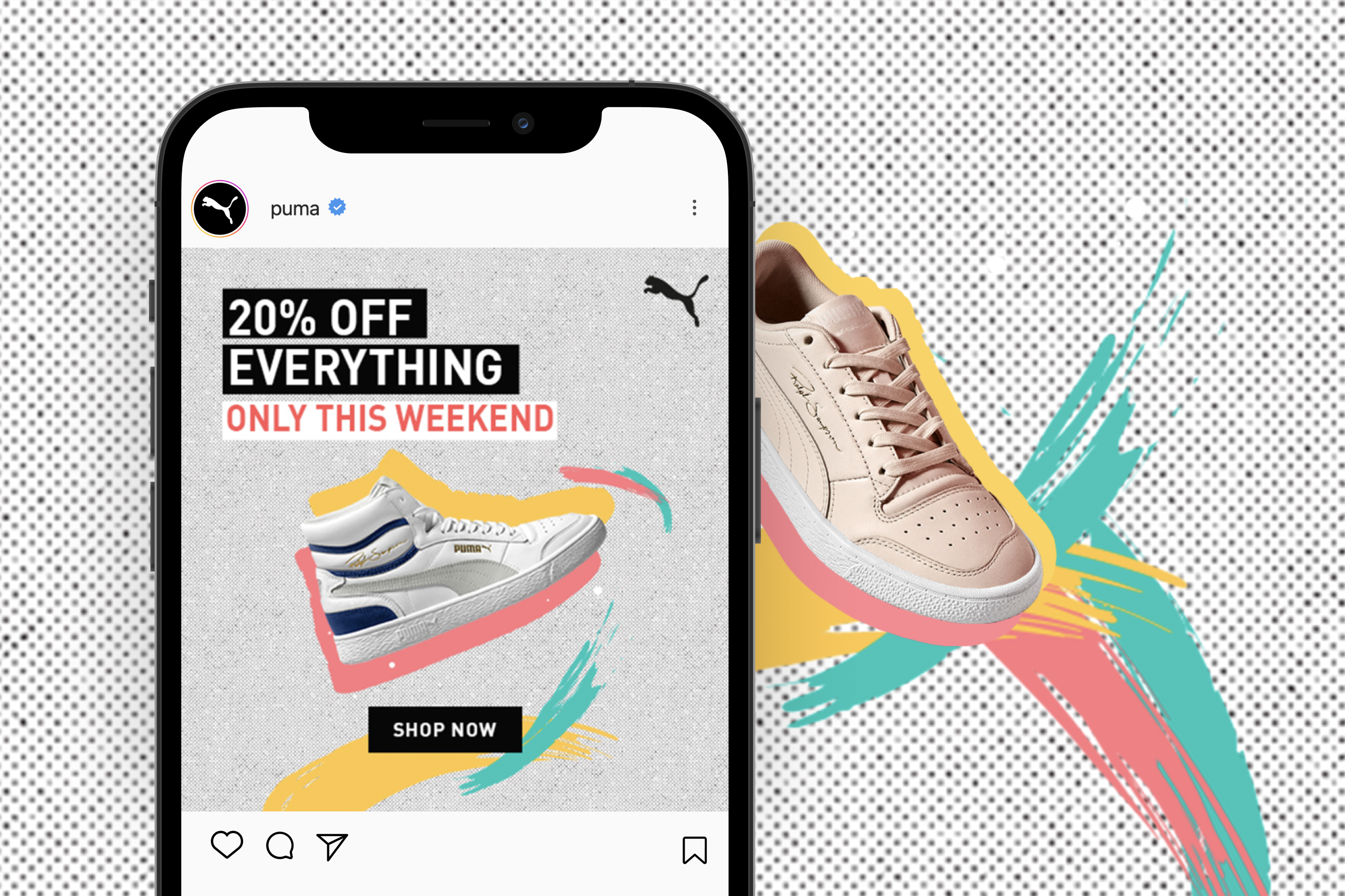 Puma social media creative by superside
