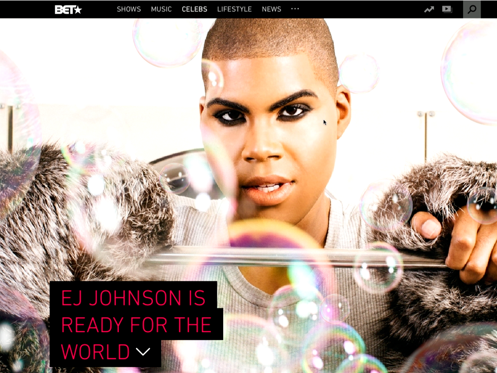 EJ Johnson - BET Networks cover story