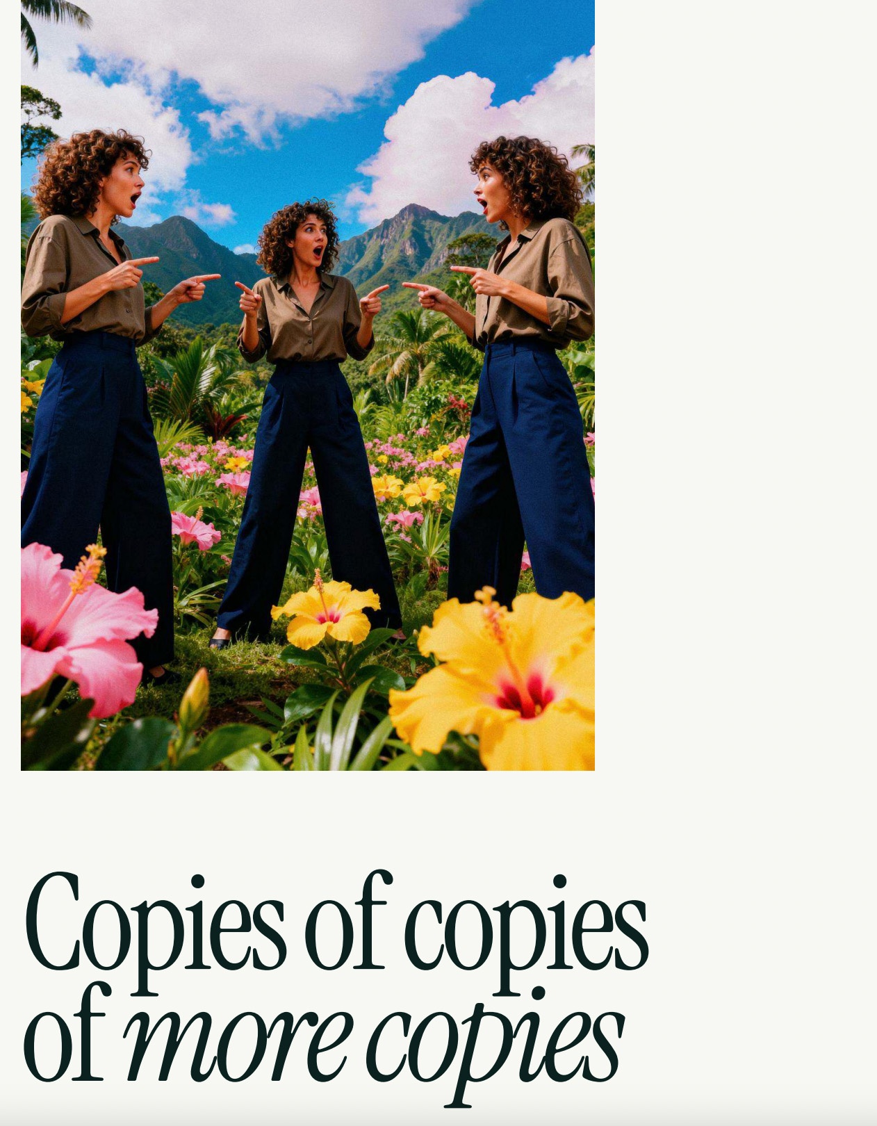 Copies of more copies