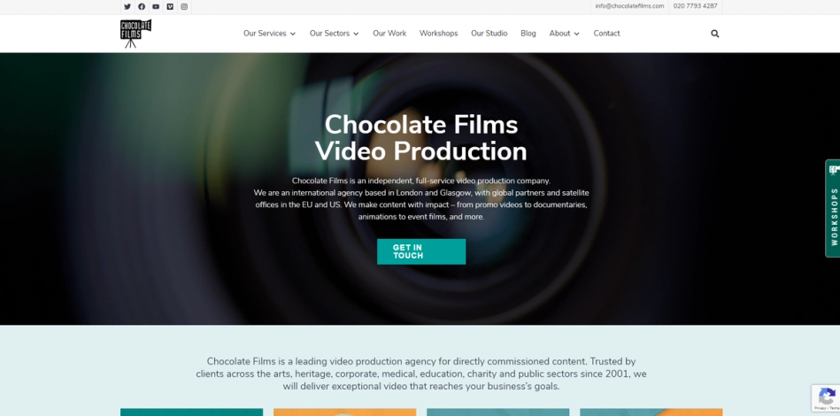 Chocolate films website